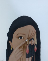 Faiza Mangro, 7 x 9 Inch, Gouache on Wasli, Miniature Painting, AC-FZMG-005